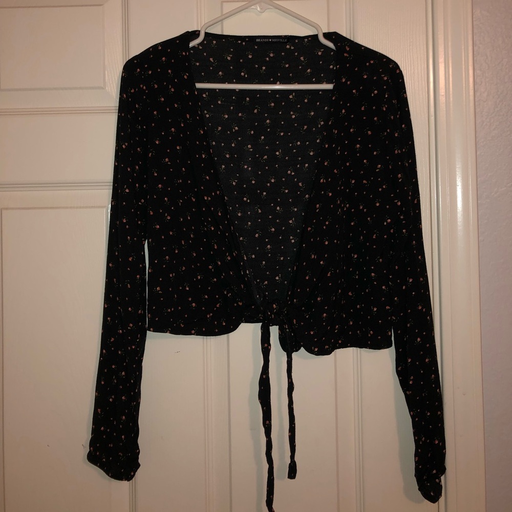 BRANDY MELVILLE wrap shirt!